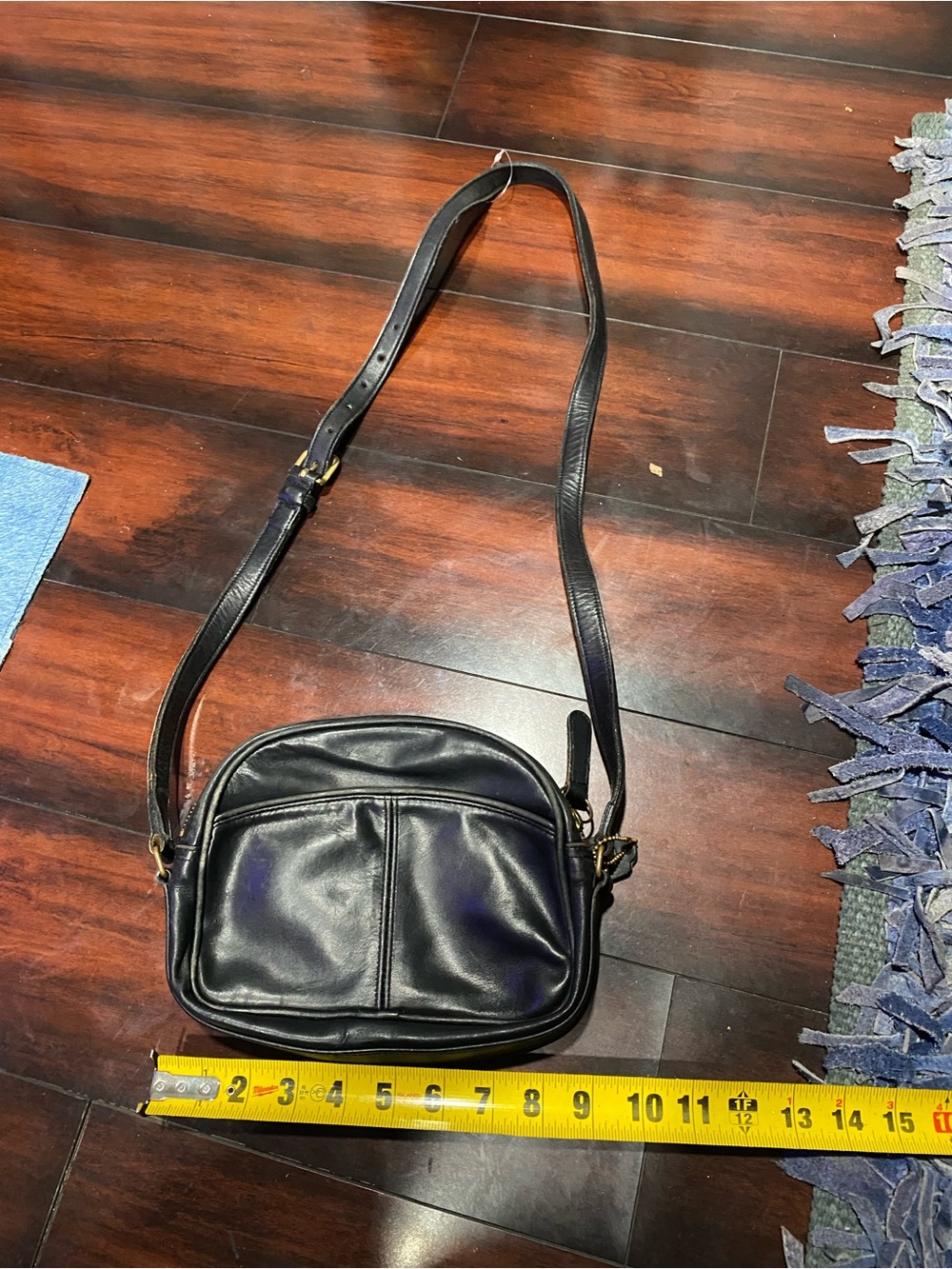 Coach Black Leather Crossbody Bag